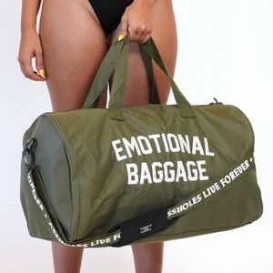 Emotional Baggage Tote Gold
